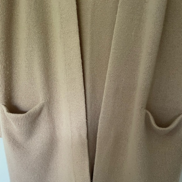 Jenni Kayne Cashmere Sweater Coat Cardigan Blush Small - Picture 3 of 9